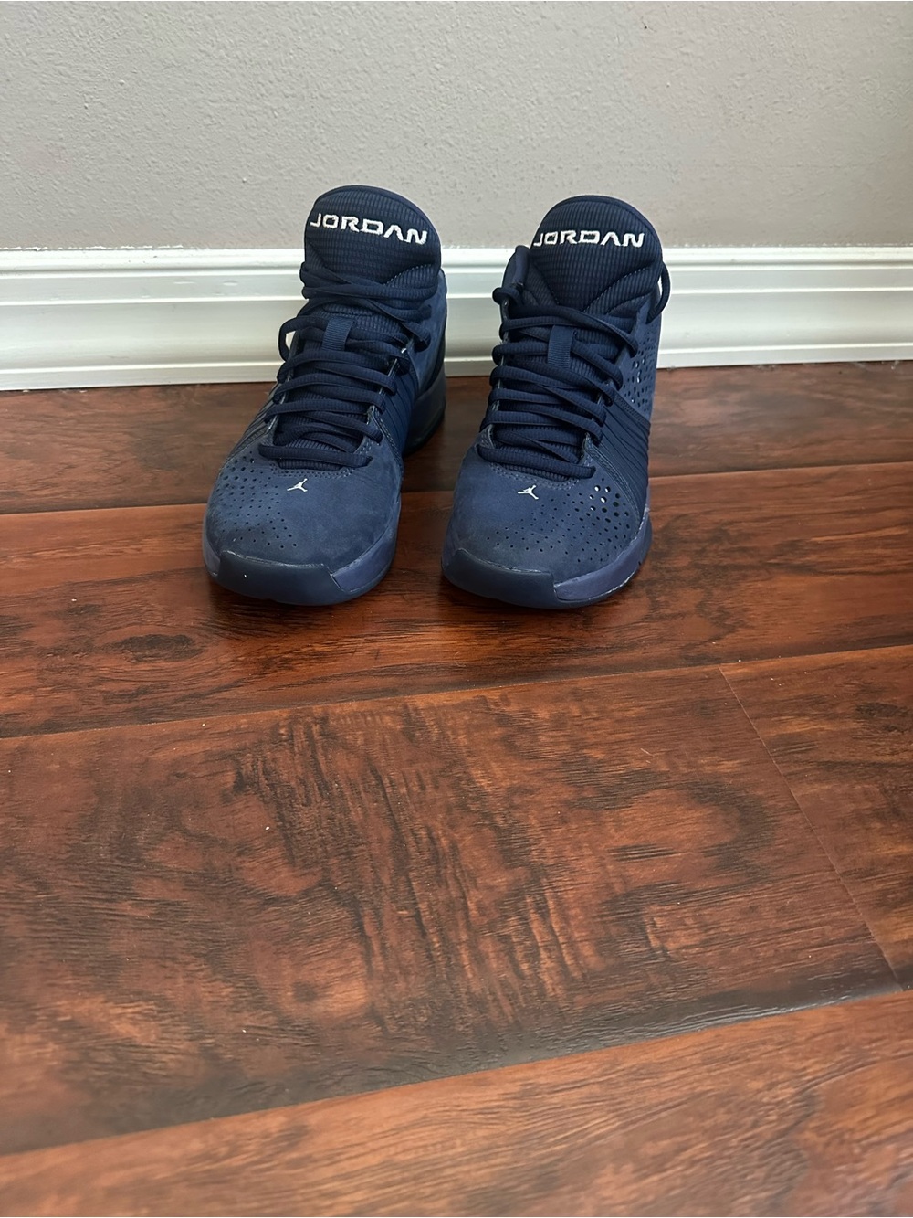NIKE AIR JORDAN 5 NAVY BLUE SIZE 7.5 ((NO BOX)